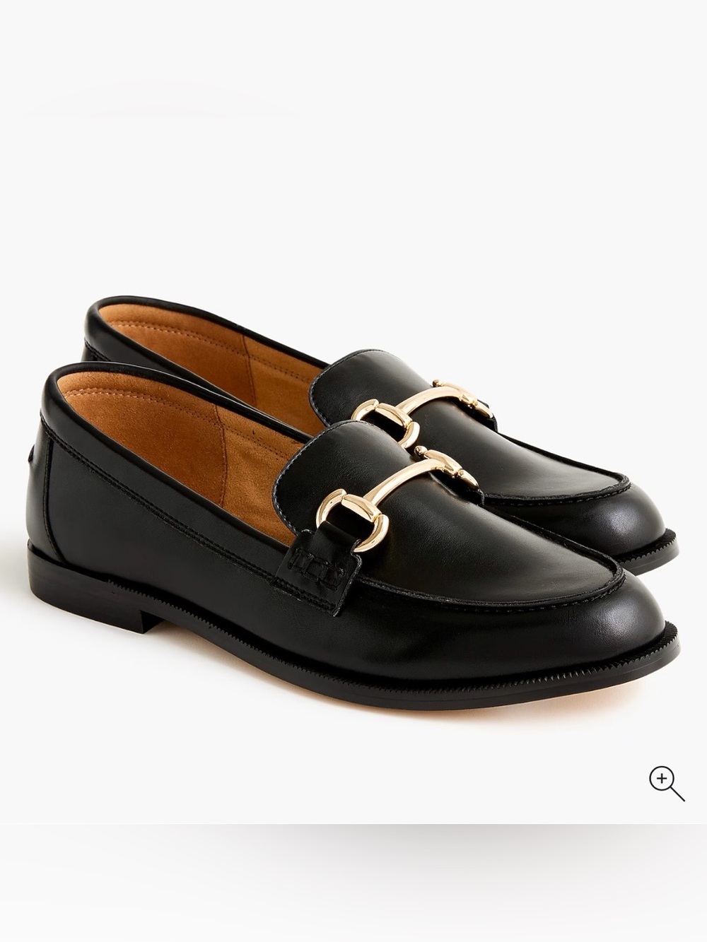 J. Crew Black Bit Loafers size 10